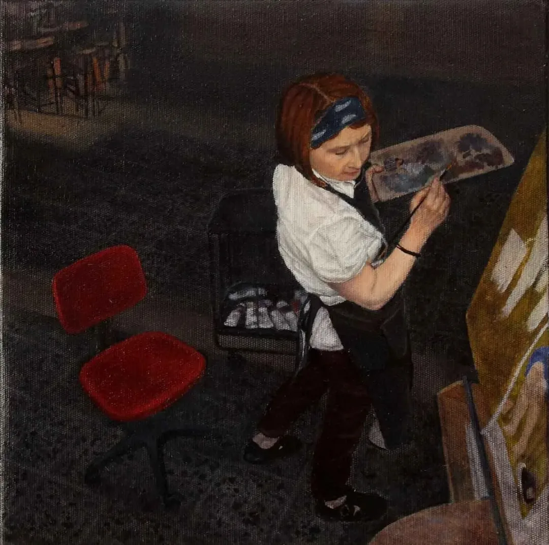 yakınlaştır "isimsiz" eseri MERYEM UZUNOĞLU tarafından 2015 yılında 25x25 cm ölçülerinde Tuval üzeri yağlı boya tekniği ile yapılmıştır.
