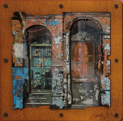 "isimsiz" eseri EMRE LÜLE tarafından 2015 yılında 25x25 cm ölçülerinde Pleksi tekniği ile yapılmıştır.