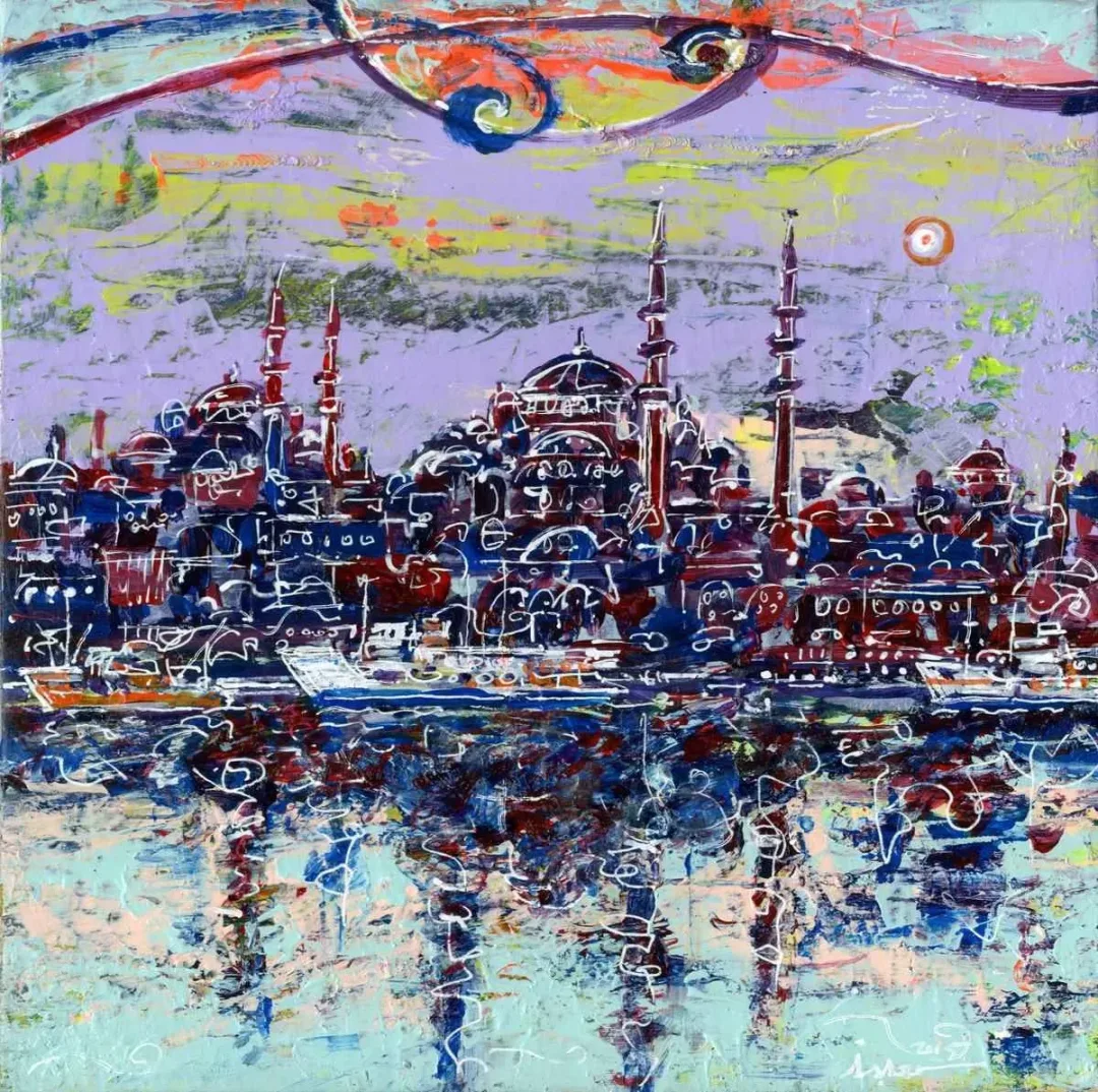 AHMET ŞİNASİ İŞLER — “isimsiz”, 2015 "isimsiz" eseri AHMET ŞİNASİ İŞLER tarafından 2015 yılında 25x25 cm ölçülerinde Tuval üzeri yağlı boya tekniği ile yapılmıştır.