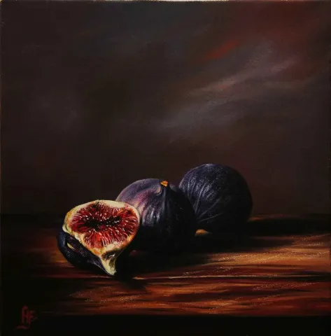 "isimsiz" eseri HÜSEYİN FEYZULLAH tarafından 2015 yılında 25x25 cm ölçülerinde Tuval üzeri yağlı boya tekniği ile yapılmıştır.