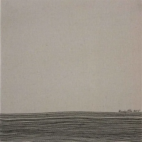 "isimsiz" eseri LUCİE ÖRS tarafından 2015 yılında 25x25 cm ölçülerinde Karışık teknik tekniği ile yapılmıştır.
