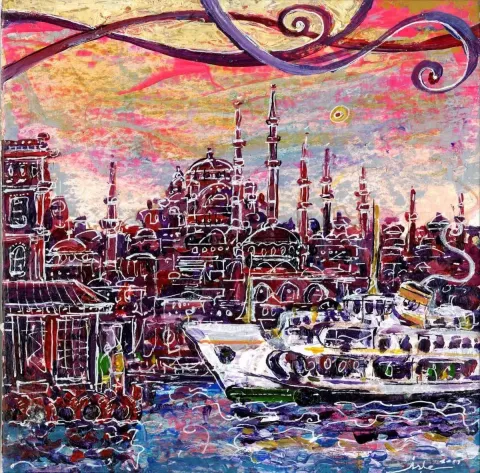 AHMET ŞİNASİ İŞLER — “isimsiz”, 2015 "isimsiz" eseri AHMET ŞİNASİ İŞLER tarafından 2015 yılında 25x25 cm ölçülerinde Tuval üzeri yağlı boya tekniği ile yapılmıştır.