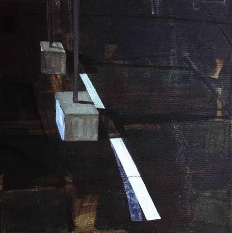 "Alan" eseri LÜTFİ ÖZDEN tarafından 2015 yılında 25x25 cm ölçülerinde Tuval üzeri yağlı boya tekniği ile yapılmıştır.