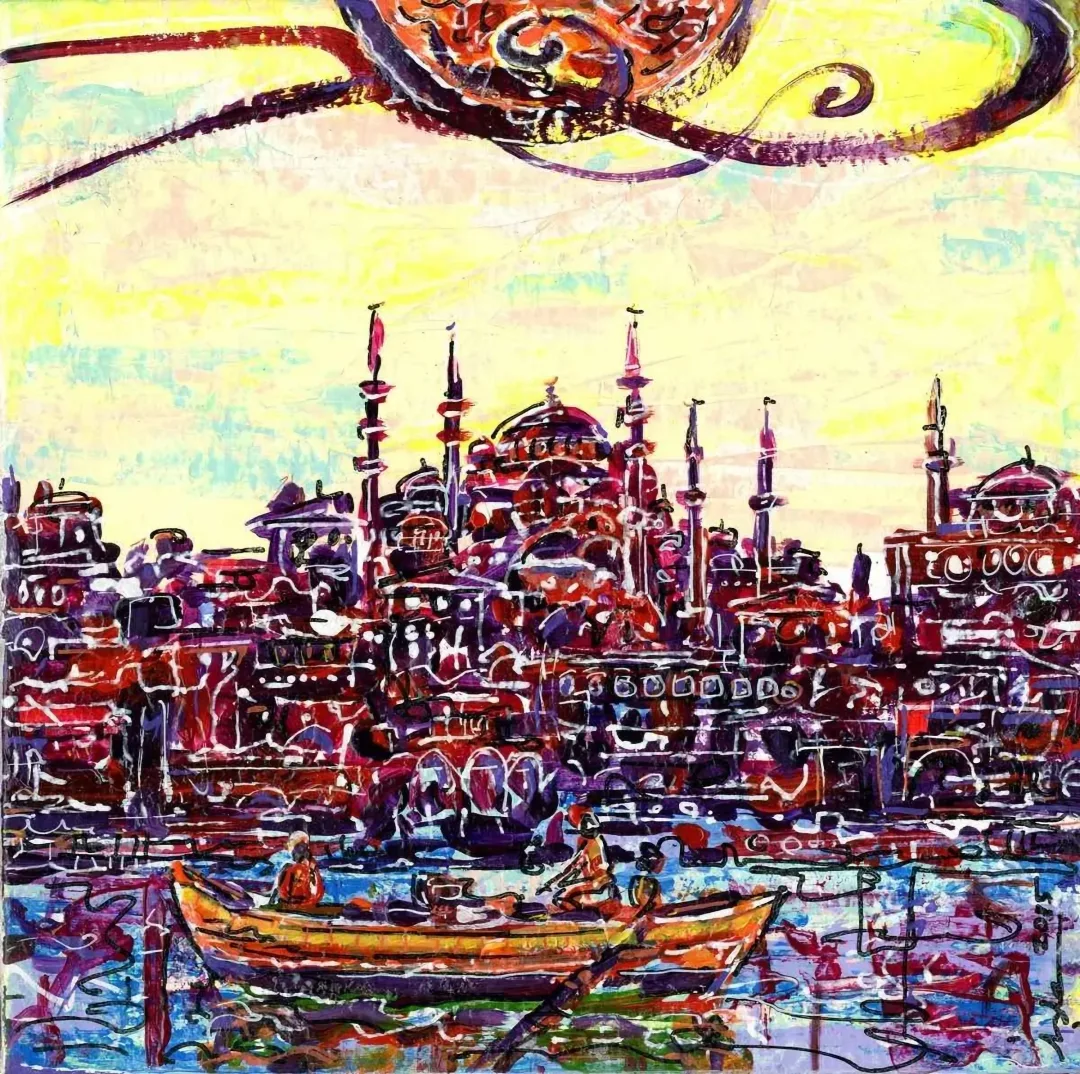 AHMET ŞİNASİ İŞLER — “isimsiz”, 2015 "isimsiz" eseri AHMET ŞİNASİ İŞLER tarafından 2015 yılında 25x25 cm ölçülerinde Tuval üzeri yağlı boya tekniği ile yapılmıştır.