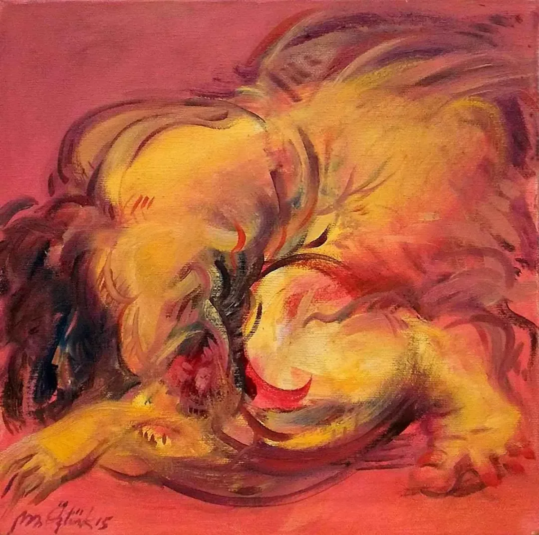 yakınlaştır "Teröre Biat" eseri MAHMUT ÖZTÜRK tarafından 2015 yılında 25x25 cm ölçülerinde Tuval üzeri yağlı boya tekniği ile yapılmıştır.