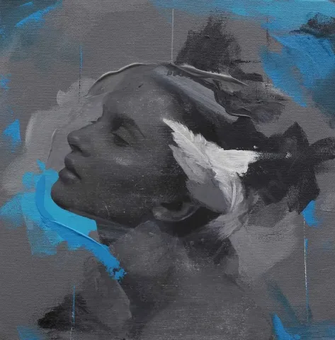 MEHMET ÇAĞLAR — “isimsiz”, 2015 "isimsiz" eseri MEHMET ÇAĞLAR tarafından 2015 yılında 25x25 cm ölçülerinde Tuval üzeri yağlı boya tekniği ile yapılmıştır.