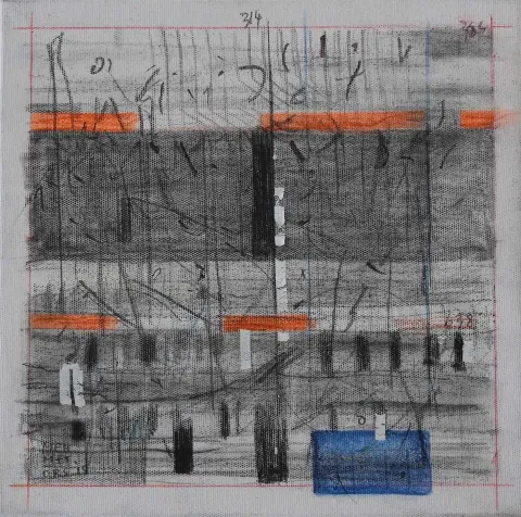 MEHMET ÖRS — “isimsiz”, 2015 "isimsiz" eseri MEHMET ÖRS tarafından 2015 yılında 25x25 cm ölçülerinde Tuval üzeri akrilik boya tekniği ile yapılmıştır.
