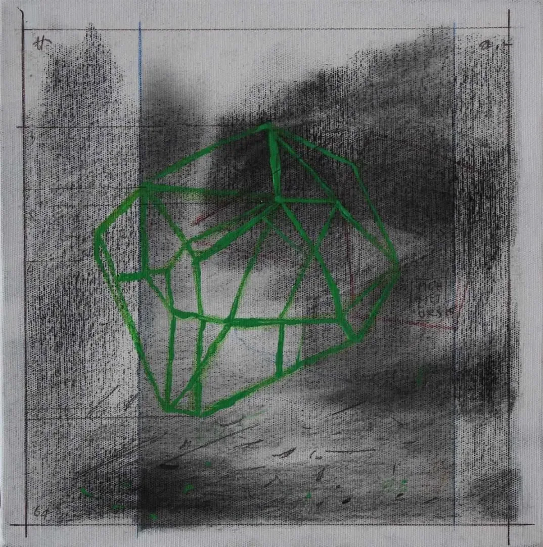 MEHMET ÖRS — “isimsiz”, 2015 "isimsiz" eseri MEHMET ÖRS tarafından 2015 yılında 25x25 cm ölçülerinde Tuval üzeri akrilik boya tekniği ile yapılmıştır.