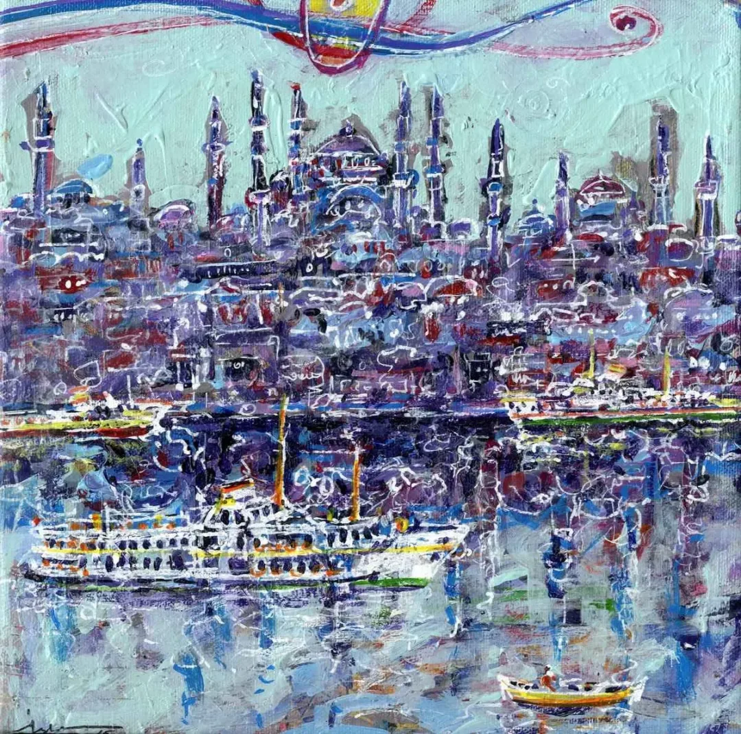 AHMET ŞİNASİ İŞLER — “isimsiz”, 2015 "isimsiz" eseri AHMET ŞİNASİ İŞLER tarafından 2015 yılında 25x25 cm ölçülerinde Tuval üzeri yağlı boya tekniği ile yapılmıştır.