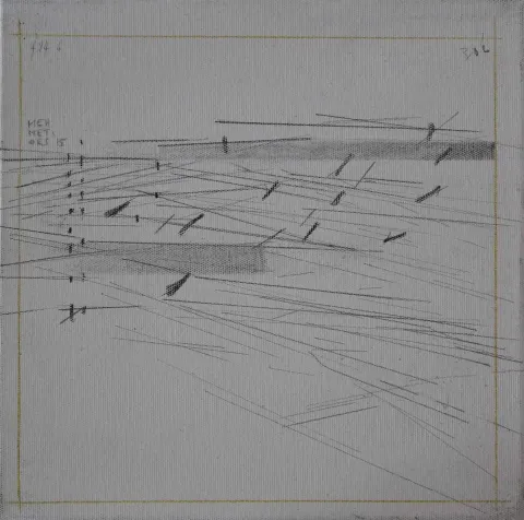 "isimsiz" eseri MEHMET ÖRS tarafından 2015 yılında 25x25 cm ölçülerinde Tuval üzeri akrilik boya tekniği ile yapılmıştır.