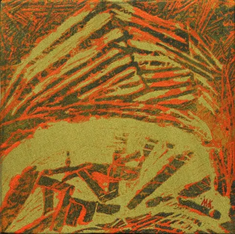 MUSTAFA KÜÇÜKÖNER — “Babilden Kalanlar”, 2015 "Babilden Kalanlar" eseri MUSTAFA KÜÇÜKÖNER tarafından 2015 yılında 25x25 cm ölçülerinde Baskı tekniği ile yapılmıştır.