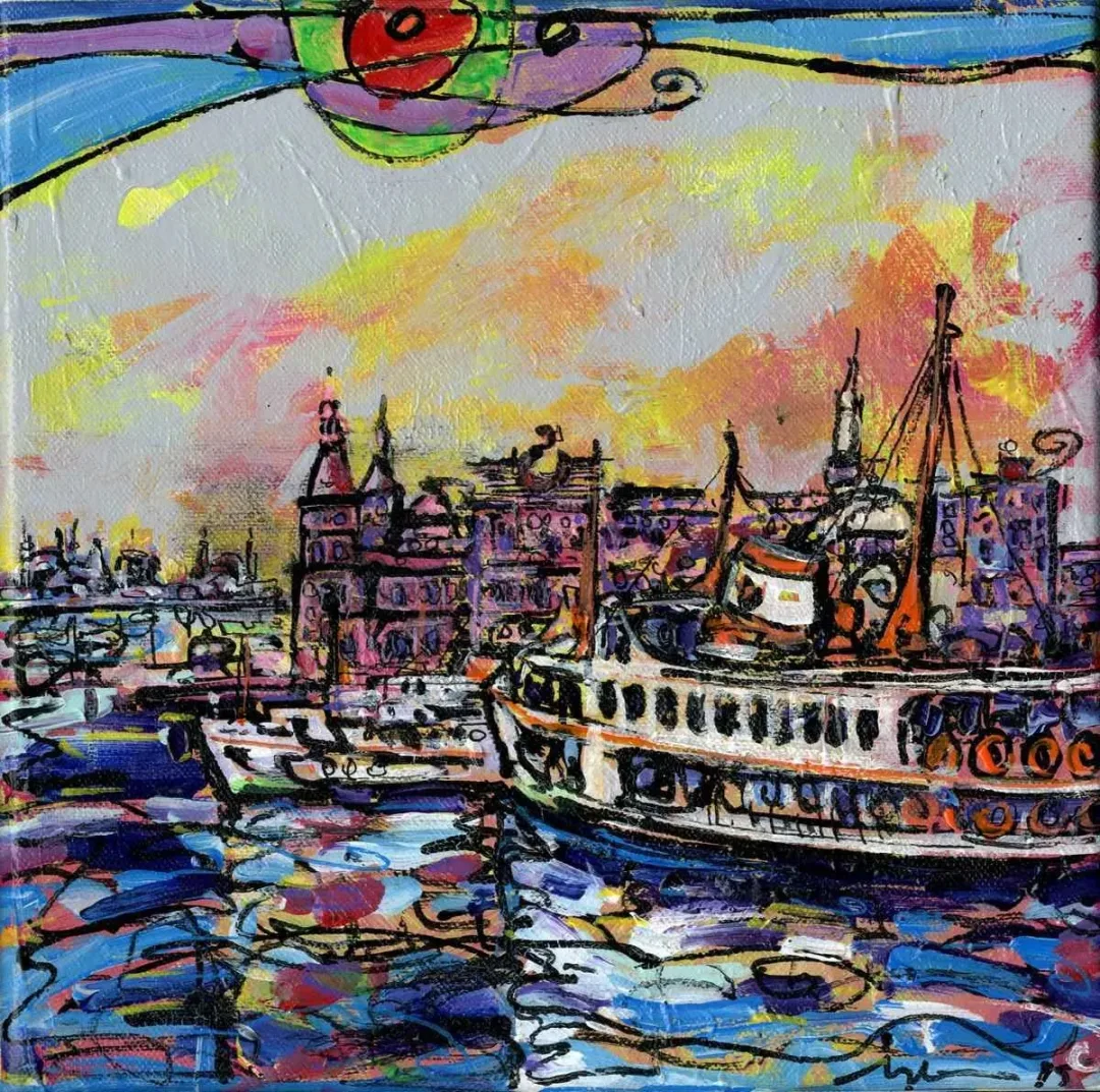 AHMET ŞİNASİ İŞLER — “isimsiz”, 2015 "isimsiz" eseri AHMET ŞİNASİ İŞLER tarafından 2015 yılında 25x25 cm ölçülerinde Tuval üzeri yağlı boya tekniği ile yapılmıştır.