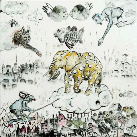 NESLİHAN ÖZGENÇ ERDOĞDU — “isimsiz”, 2015 "isimsiz" eseri NESLİHAN ÖZGENÇ ERDOĞDU tarafından 2015 yılında 25x25 cm ölçülerinde Tuval üzeri akrilik boya tekniği ile yapılmıştır.
