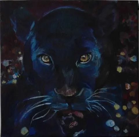 NİL KÖKEN — “isimsiz”, 2015 "isimsiz" eseri NİL KÖKEN tarafından 2015 yılında 25x25 cm ölçülerinde Tuval üzeri yağlı boya tekniği ile yapılmıştır.