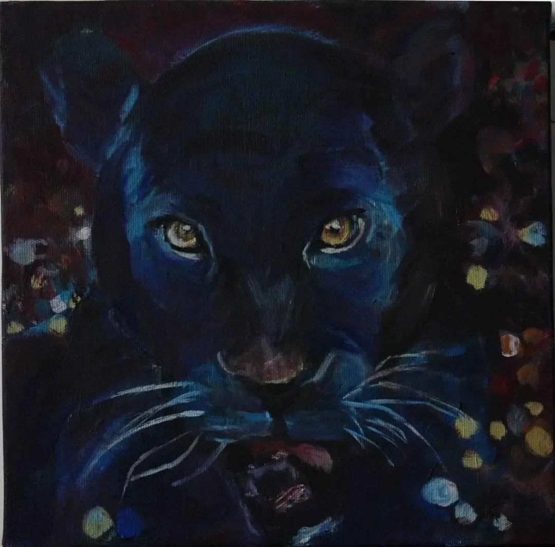 NİL KÖKEN — “isimsiz”, 2015 "isimsiz" eseri NİL KÖKEN tarafından 2015 yılında 25x25 cm ölçülerinde Tuval üzeri yağlı boya tekniği ile yapılmıştır.