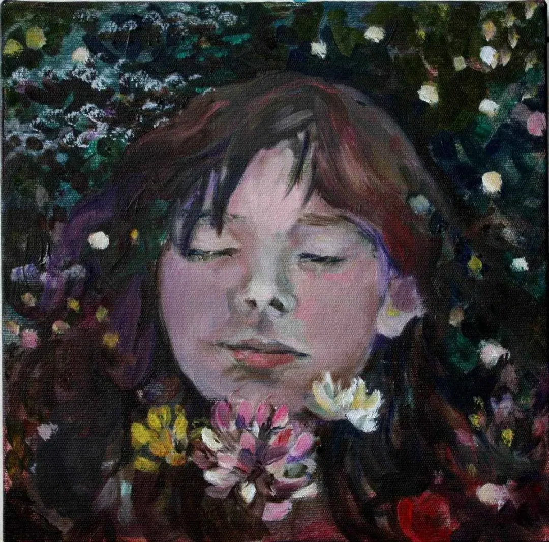 NİL KÖKEN — “isimsiz”, 2015 "isimsiz" eseri NİL KÖKEN tarafından 2015 yılında 25x25 cm ölçülerinde Tuval üzeri yağlı boya tekniği ile yapılmıştır.