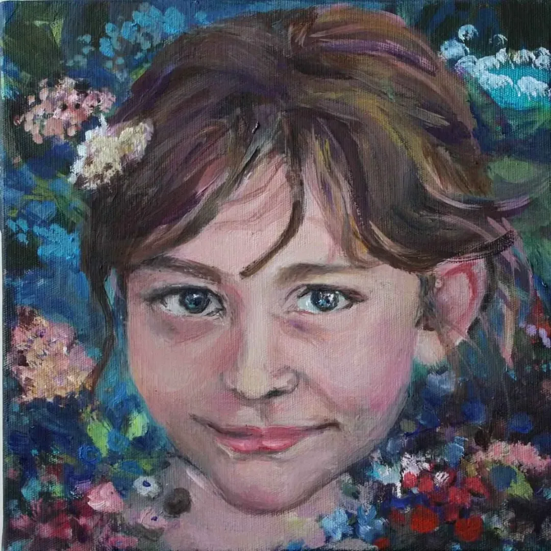 NİL KÖKEN — “isimsiz”, 2015 "isimsiz" eseri NİL KÖKEN tarafından 2015 yılında 25x25 cm ölçülerinde Tuval üzeri yağlı boya tekniği ile yapılmıştır.