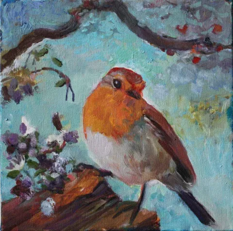 "isimsiz" eseri NİL KÖKEN tarafından 2015 yılında 25x25 cm ölçülerinde Tuval üzeri yağlı boya tekniği ile yapılmıştır.