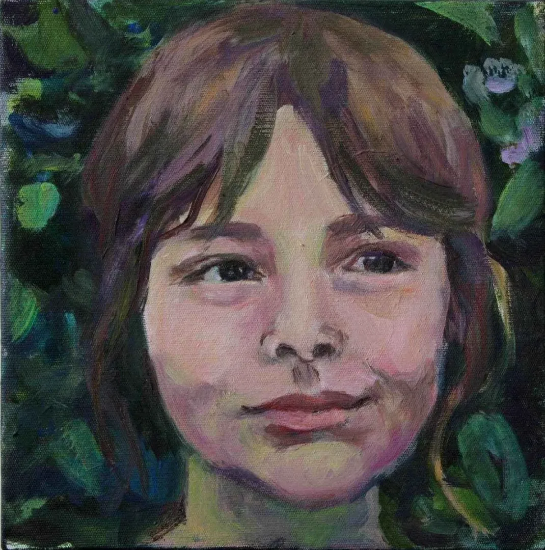 NİL KÖKEN — “isimsiz”, 2015 "isimsiz" eseri NİL KÖKEN tarafından 2015 yılında 25x25 cm ölçülerinde Tuval üzeri yağlı boya tekniği ile yapılmıştır.