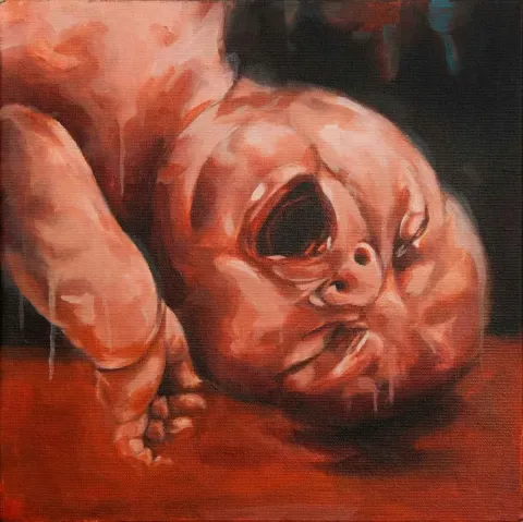 ONUR KARAALİOĞLU — “isimsiz”, 2015 "isimsiz" eseri ONUR KARAALİOĞLU tarafından 2015 yılında 25x25 cm ölçülerinde Tuval üzeri akrilik boya tekniği ile yapılmıştır.