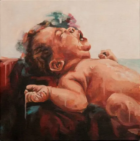 ONUR KARAALİOĞLU — “isimsiz”, 2015 "isimsiz" eseri ONUR KARAALİOĞLU tarafından 2015 yılında 25x25 cm ölçülerinde Tuval üzeri akrilik boya tekniği ile yapılmıştır.