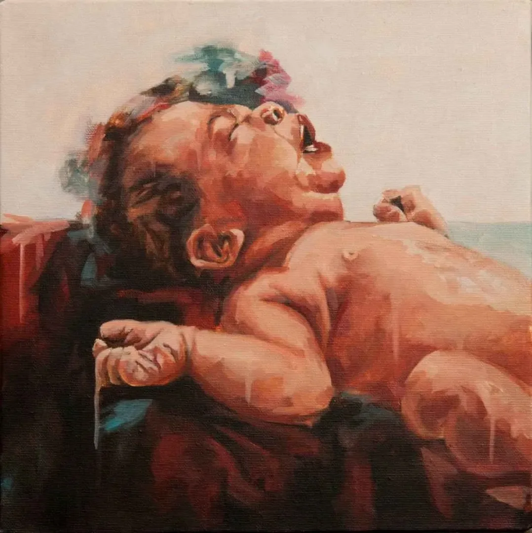 "isimsiz" eseri ONUR KARAALİOĞLU tarafından 2015 yılında 25x25 cm ölçülerinde Tuval üzeri akrilik boya tekniği ile yapılmıştır.