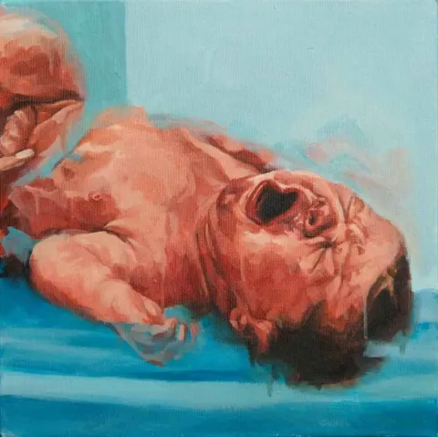 ONUR KARAALİOĞLU — “isimsiz”, 2015 "isimsiz" eseri ONUR KARAALİOĞLU tarafından 2015 yılında 25x25 cm ölçülerinde Tuval üzeri akrilik boya tekniği ile yapılmıştır.