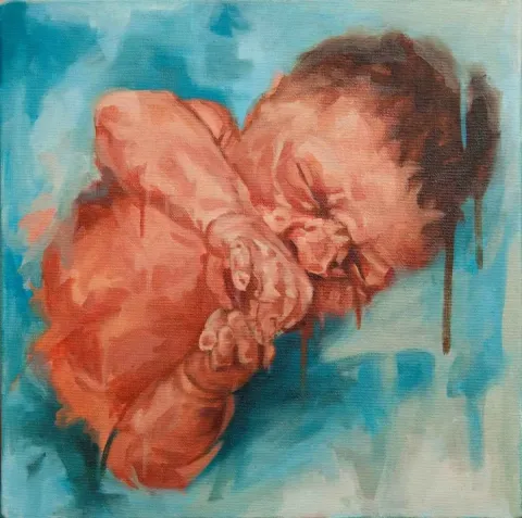 ONUR KARAALİOĞLU — “isimsiz”, 2015 "isimsiz" eseri ONUR KARAALİOĞLU tarafından 2015 yılında 25x25 cm ölçülerinde Tuval üzeri akrilik boya tekniği ile yapılmıştır.