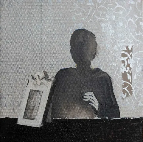 ASLI IŞIKSAL — “Dilsiz Dünya Serisinden”, 2015 "Dilsiz Dünya Serisinden" eseri ASLI IŞIKSAL tarafından 2015 yılında 25x25 cm ölçülerinde Tuval üzeri yağlı boya tekniği ile yapılmıştır.