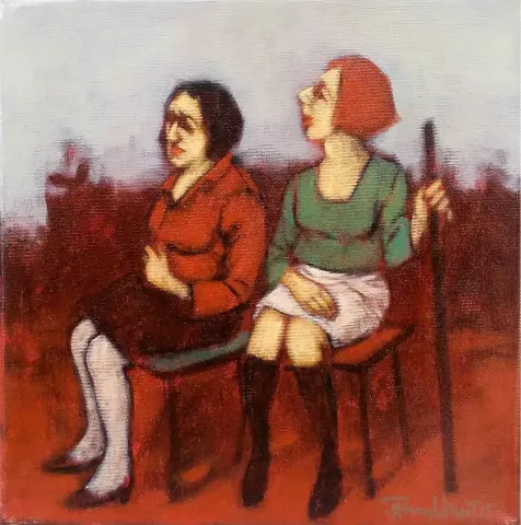 "isimsiz" eseri ORHAN UMUT tarafından 2015 yılında 25x25 cm ölçülerinde Tuval üzeri akrilik boya tekniği ile yapılmıştır.