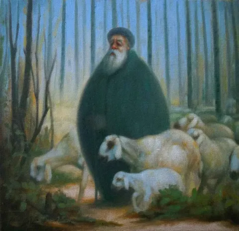 ÖMER EKEN — “isimsiz”, 2015 "isimsiz" eseri ÖMER EKEN tarafından 2015 yılında 25x25 cm ölçülerinde Tuval üzeri yağlı boya tekniği ile yapılmıştır.