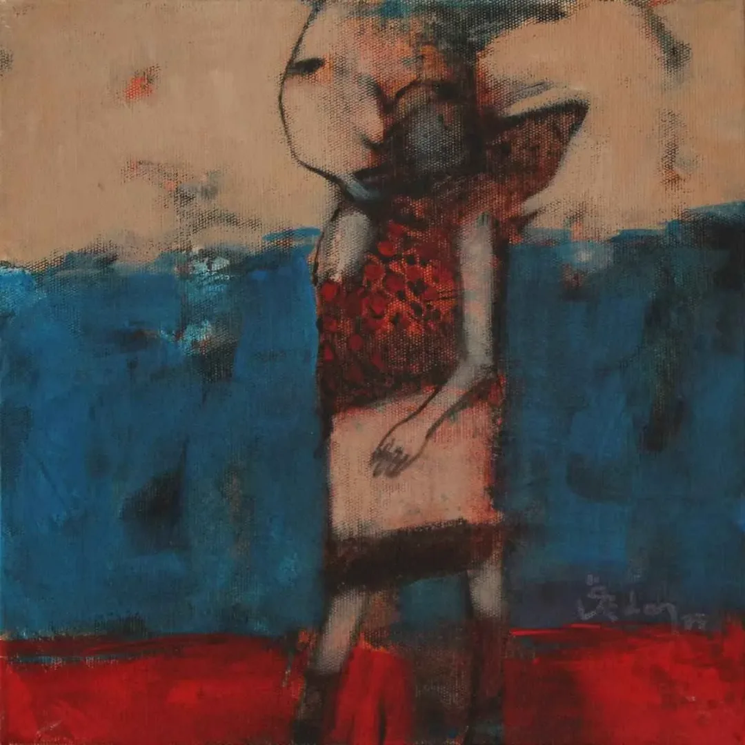 ÖZDEN GEZER — “isimsiz”, 2015 "isimsiz" eseri ÖZDEN GEZER tarafından 2015 yılında 25x25 cm ölçülerinde Tuval üzeri akrilik boya tekniği ile yapılmıştır.