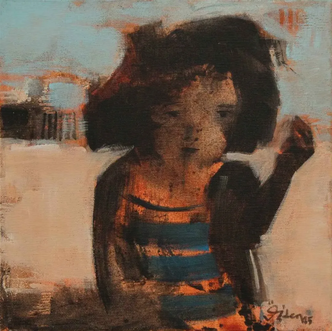 ÖZDEN GEZER — “isimsiz”, 2015 "isimsiz" eseri ÖZDEN GEZER tarafından 2015 yılında 25x25 cm ölçülerinde Tuval üzeri akrilik boya tekniği ile yapılmıştır.