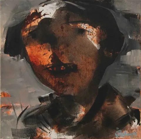 ÖZDEN GEZER — “isimsiz”, 2015 "isimsiz" eseri ÖZDEN GEZER tarafından 2015 yılında 25x25 cm ölçülerinde Tuval üzeri akrilik boya tekniği ile yapılmıştır.