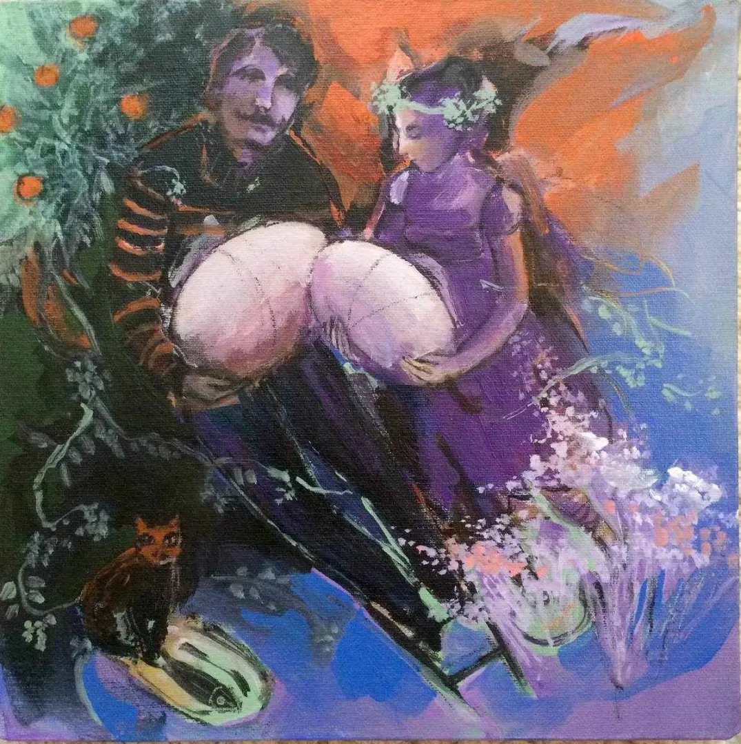PERUZE HAMURCU — “isimsiz”, 2015 "isimsiz" eseri PERUZE HAMURCU tarafından 2015 yılında 25x25 cm ölçülerinde Tuval üzeri yağlı boya tekniği ile yapılmıştır.