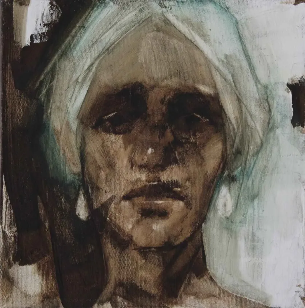 SEMA ÖCAL — “isimsiz”, 2015 "isimsiz" eseri SEMA ÖCAL tarafından 2015 yılında 25x25 cm ölçülerinde Tuval üzeri akrilik boya tekniği ile yapılmıştır.