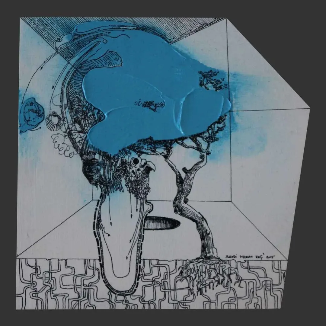SEYDİ MURAT KOÇ — “isimsiz”, 2015 "isimsiz" eseri SEYDİ MURAT KOÇ tarafından 2015 yılında 25x25 cm ölçülerinde Karışık teknik tekniği ile yapılmıştır.