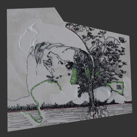 "isimsiz" eseri SEYDİ MURAT KOÇ tarafından 2015 yılında 25x25 cm ölçülerinde Karışık teknik tekniği ile yapılmıştır.