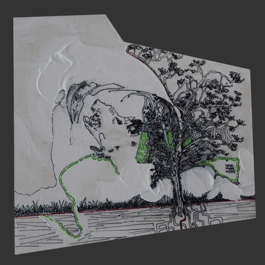 SEYDİ MURAT KOÇ — “isimsiz”, 2015 "isimsiz" eseri SEYDİ MURAT KOÇ tarafından 2015 yılında 25x25 cm ölçülerinde Karışık teknik tekniği ile yapılmıştır.
