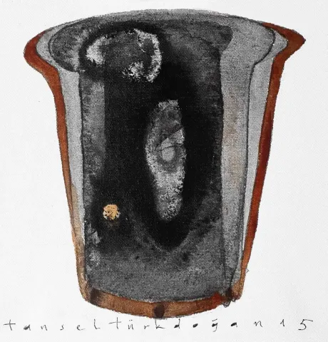 TANSEL TÜRKDOĞAN — “Sanatçı Nesneleri”, 2015 "Sanatçı Nesneleri" eseri TANSEL TÜRKDOĞAN tarafından 2015 yılında 25x25 cm ölçülerinde Tuval üzeri akrilik boya tekniği ile yapılmıştır.