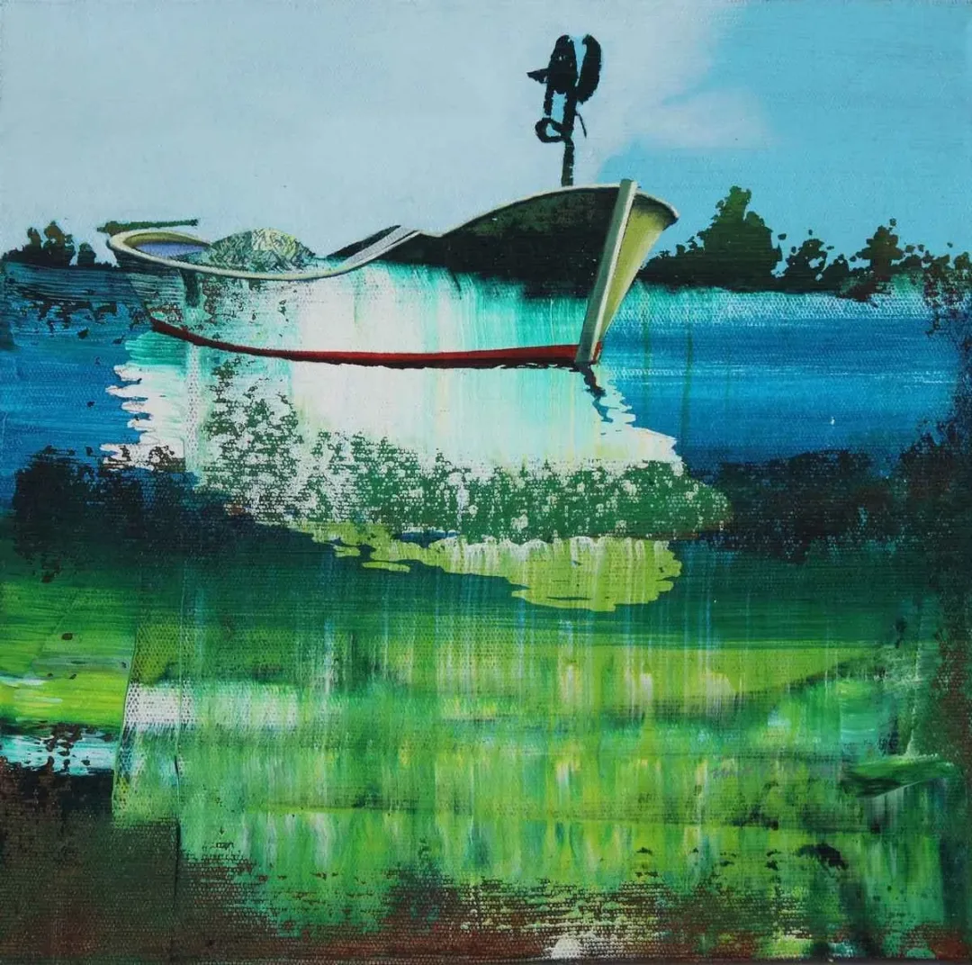 ÜMİT TÜRK — “isimsiz”, 2015 "isimsiz" eseri ÜMİT TÜRK tarafından 2015 yılında 25x25 cm ölçülerinde Tuval üzeri akrilik boya tekniği ile yapılmıştır.