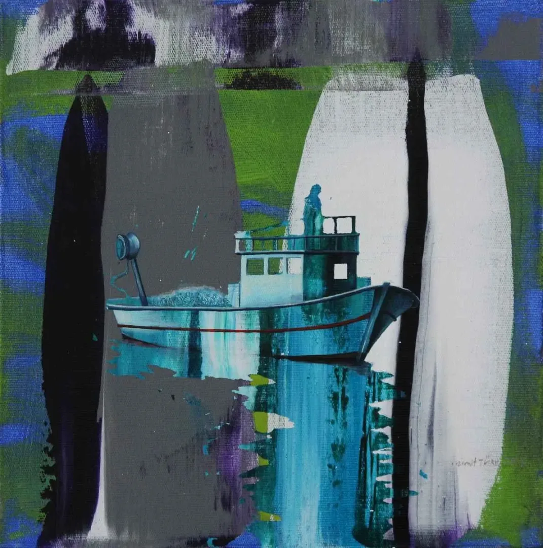 ÜMİT TÜRK — “isimsiz”, 2015 "isimsiz" eseri ÜMİT TÜRK tarafından 2015 yılında 25x25 cm ölçülerinde Tuval üzeri akrilik boya tekniği ile yapılmıştır.