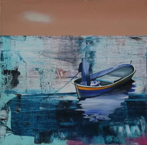 ÜMİT TÜRK — “isimsiz”, 2015 "isimsiz" eseri ÜMİT TÜRK tarafından 2015 yılında 25x25 cm ölçülerinde Tuval üzeri akrilik boya tekniği ile yapılmıştır.