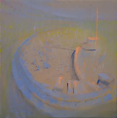 "isimsiz" eseri YUSUF ŞENGÜR tarafından 2015 yılında 25x25 cm ölçülerinde Tuval üzeri yağlı boya tekniği ile yapılmıştır.