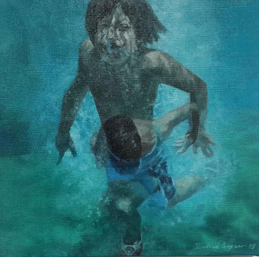 ZUHAL BAYSAR — “isimsiz”, 2015 "isimsiz" eseri ZUHAL BAYSAR tarafından 2015 yılında 25x25 cm ölçülerinde Tuval üzeri yağlı boya tekniği ile yapılmıştır.