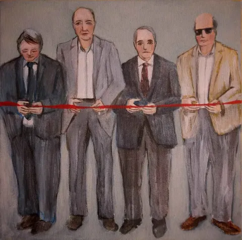 "isimsiz" eseri AHMET MUSA KOÇ tarafından 2015 yılında 25x25 cm ölçülerinde Tuval üzeri yağlı boya tekniği ile yapılmıştır.