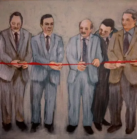 "isimsiz" eseri AHMET MUSA KOÇ tarafından 2015 yılında 25x25 cm ölçülerinde Tuval üzeri yağlı boya tekniği ile yapılmıştır.