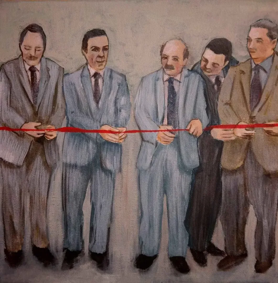 AHMET MUSA KOÇ — “isimsiz”, 2015 "isimsiz" eseri AHMET MUSA KOÇ tarafından 2015 yılında 25x25 cm ölçülerinde Tuval üzeri yağlı boya tekniği ile yapılmıştır.