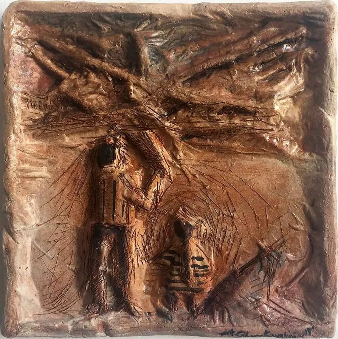 yakınlaştır "isimsiz" eseri ALİ CİHAN KAYALIOĞLU tarafından 2015 yılında 25x25 cm ölçülerinde Seramik tekniği ile yapılmıştır.