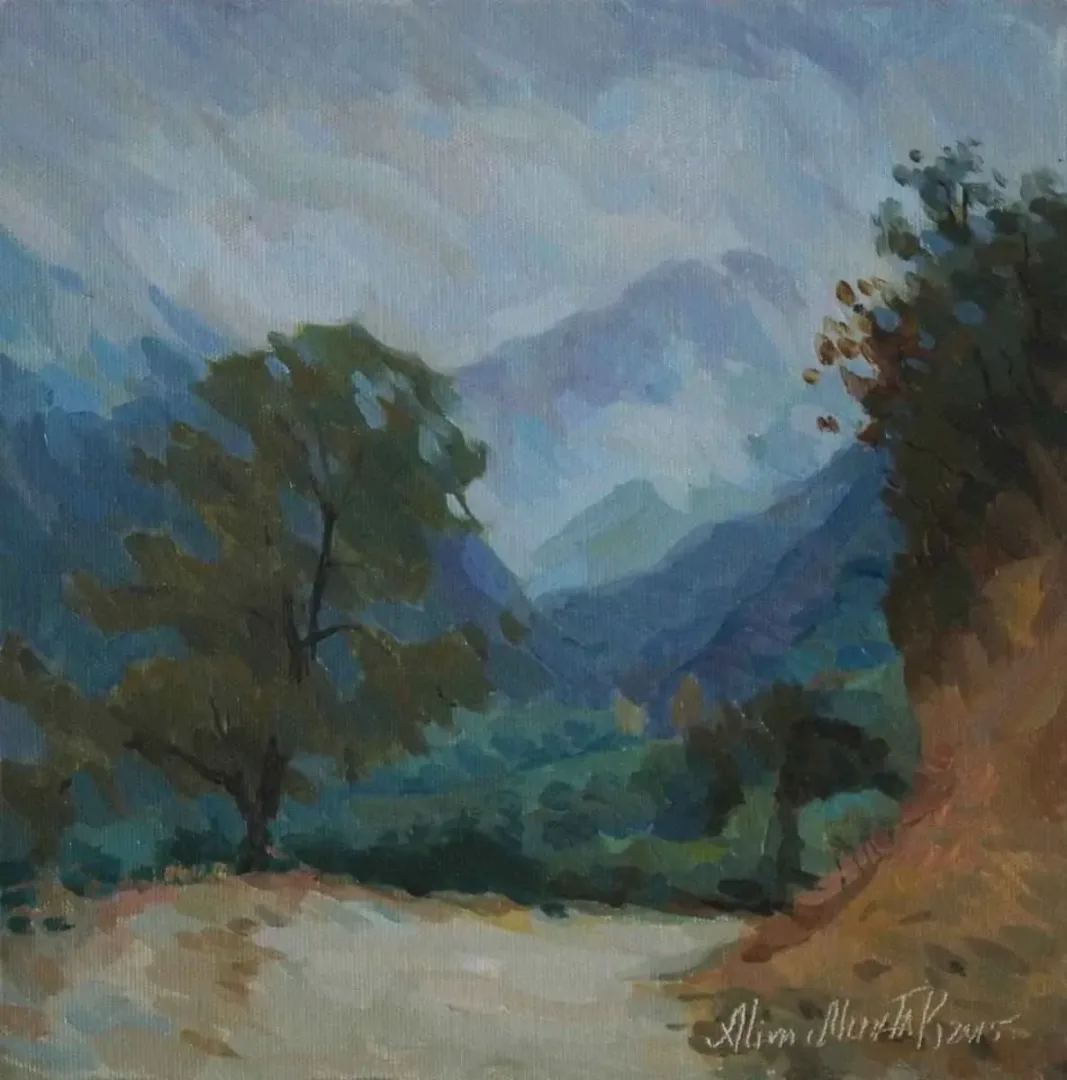 ALİM MUHTAR — “isimsiz”, 2015 "isimsiz" eseri ALİM MUHTAR tarafından 2015 yılında 25x25 cm ölçülerinde Tuval üzeri yağlı boya tekniği ile yapılmıştır.